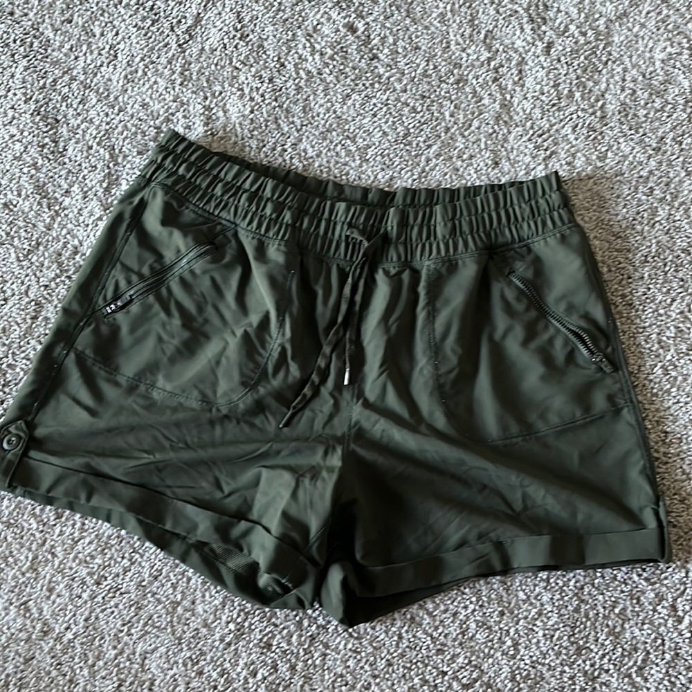 Hunter green shorts